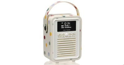 VQ Retro Mini Emma Bridgewater Polka Dot -Stylish DAB/DAB+/FM Radio and Bluetooth Speaker VQ Retro Mini Emma Bridgewater Polka Dot -Stylish DAB/DAB+/FM Radio and Bluetooth Speaker